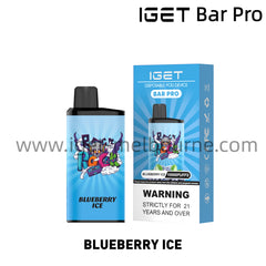 IGET Bar Pro Disposable Vape 10000 Puffs - Blueberry Ice