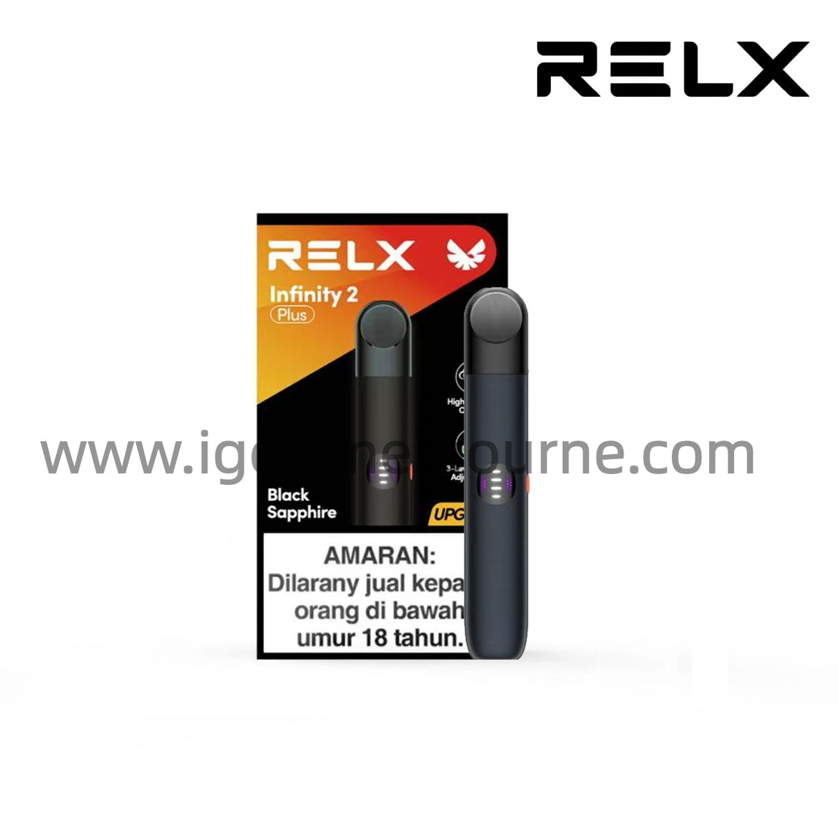 Infinity 2 Plus Device（Relx 6th）-Black Sapphire