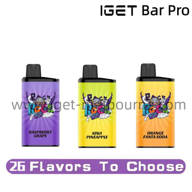 3 x Iget Bar Pro 10000 Puffs