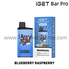 IGET Bar Pro Disposable Vape 10000 Puffs - Blueberry Raspberry