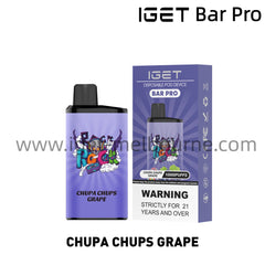 IGET Bar Pro Disposable Vape 10000 Puffs - Chupa Chups Grape