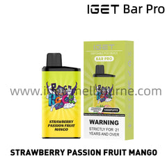 IGET Bar Pro Disposable Vape 10000 Puffs - Strawberry Passion Fruit Mango