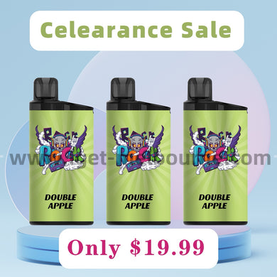 Buy 3 x Iget Bar 3500 Puffs（Double Apple）
