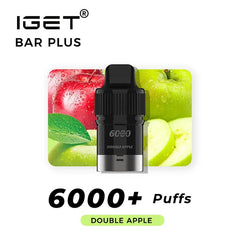 IGET Bar Plus Pod 6000 Puffs - Double Apple