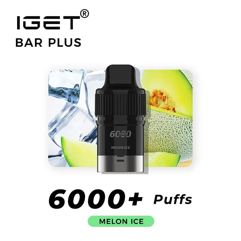 IGET Bar Plus Pod 6000 Puffs - Melon Ice