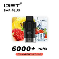IGET Bar Plus Pod 6000 Puffs - Strawberry Kiwi Ice