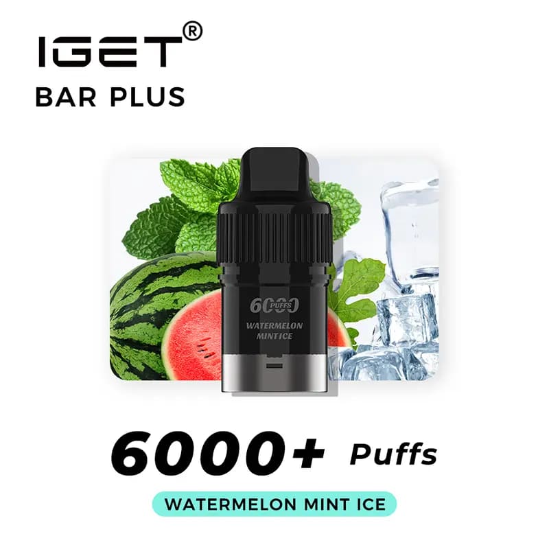 IGET Bar Plus Pod 6000 Puffs - Watermelon Mint Ice